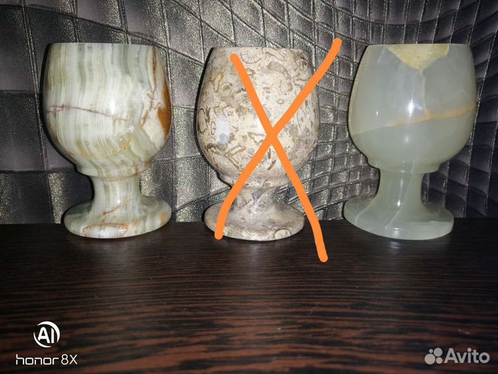 Рюмки из турецкого оникса