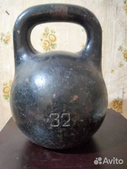 Гиря 32 кг СССР