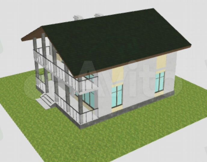 Дом 175 м² на участке 7,5 сот.