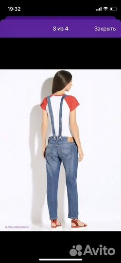 Комбинезон Levis новый W26/30