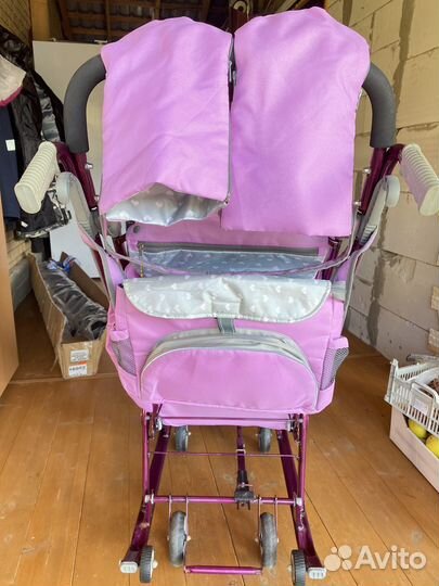 Санки коляска ника 7-4