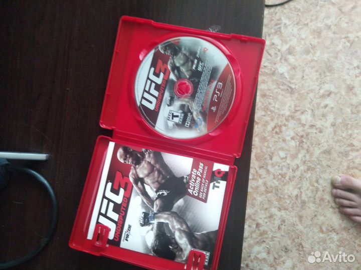 Диск на PS3 UFC3 undisputed