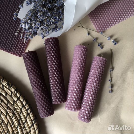 Набор свечей из вощины