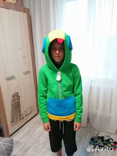 Толстовка Leon Brawl Stars Леон Бравл Старс