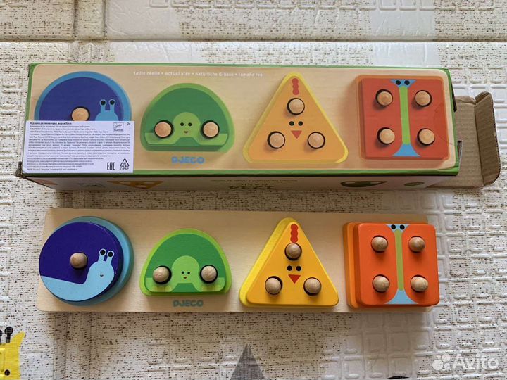 Развивающие деревянные игрушки пакетом