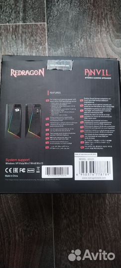 Активные колонки Redragon anvil как новые