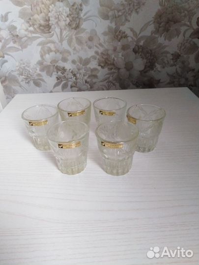 Стопки хрустальные