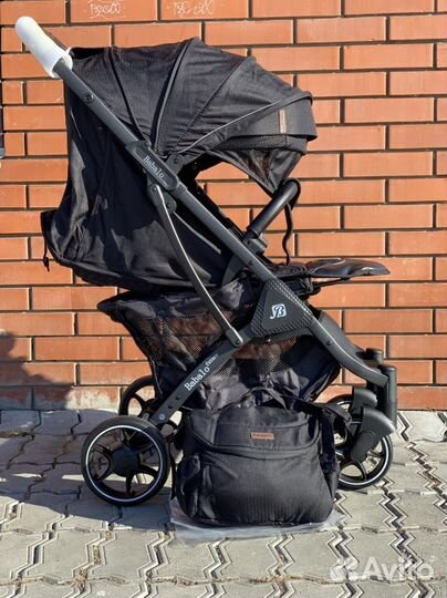 Коляска babalo 2022 бабало 22 future чёрная новая