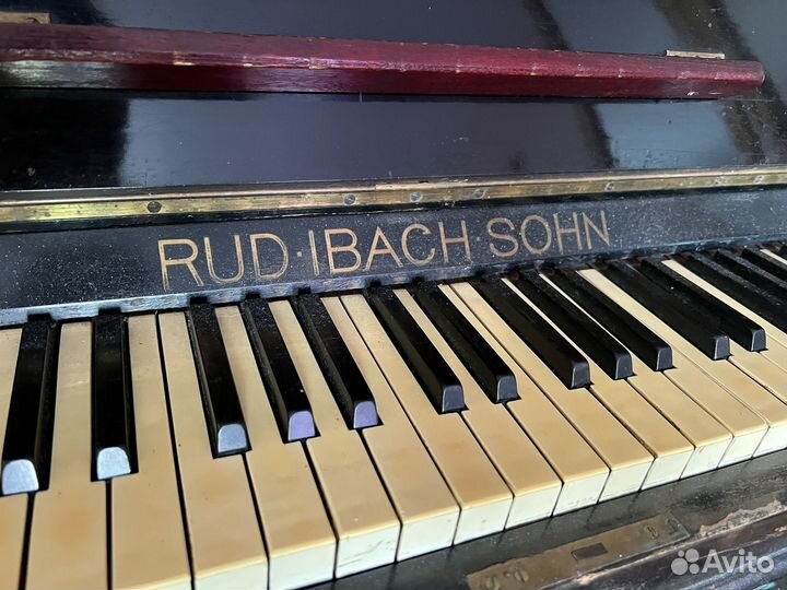 Антикварное пианино Rud Ibach Sohn
