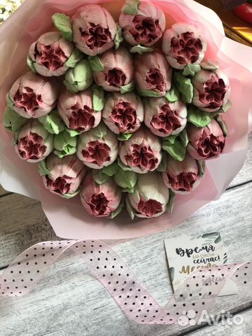 Зефирные тюльпаны