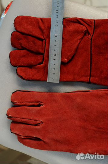 Краги сварщика из спилка с подкладкой