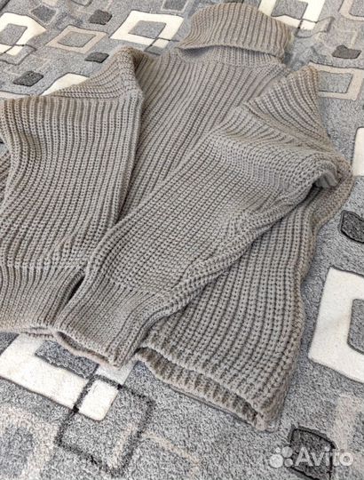 Свитер оверсайз вязаный новый