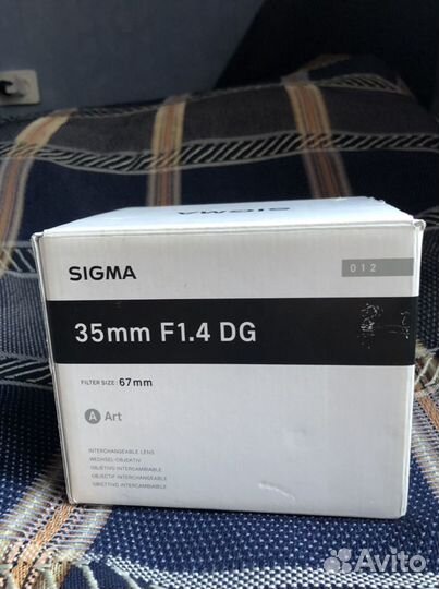 Объектив sigma AF 35mm 1.4 art canon