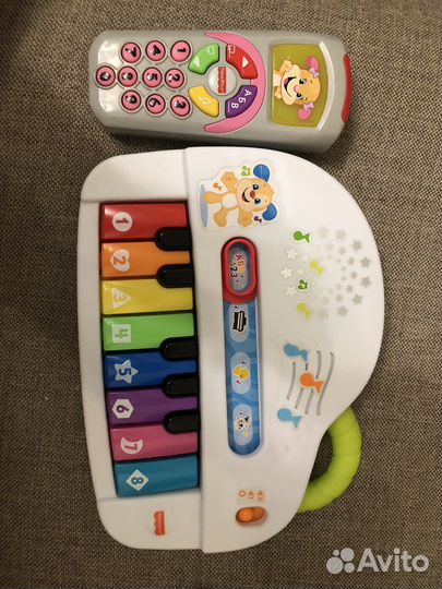 Fisher price пианино телефон
