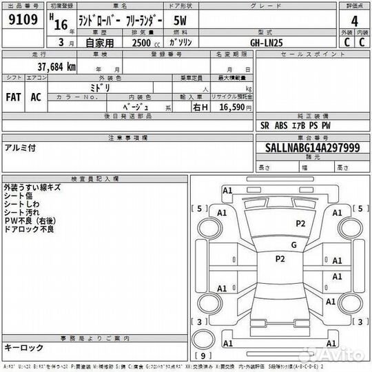 Радиатор гур Land Rover Freelander KV6