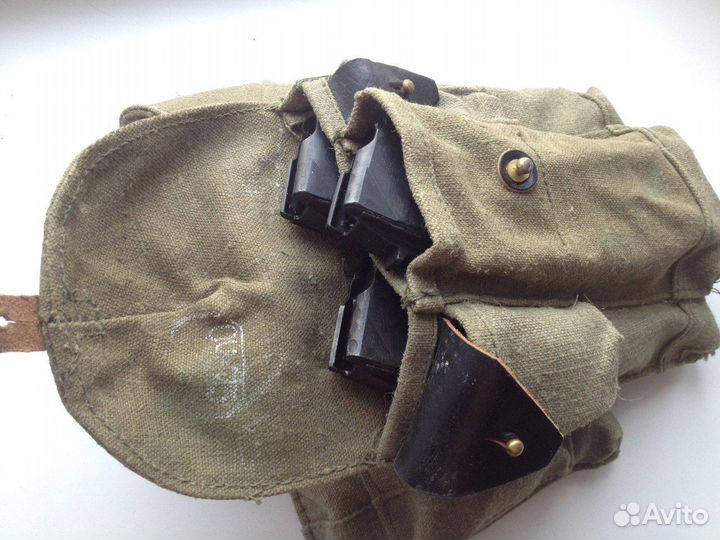 Подсумок на 3 магазина ак, СССР военный