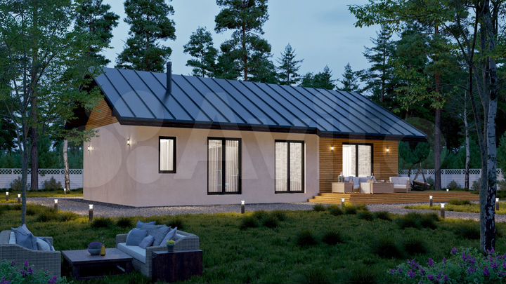 Дом 121 м² на участке 6 сот.