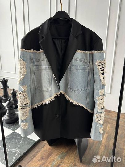 Комбинированный пиджак Balenciaga