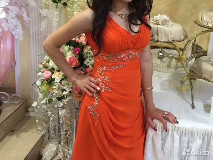 Платье вечернее в пол 42 44