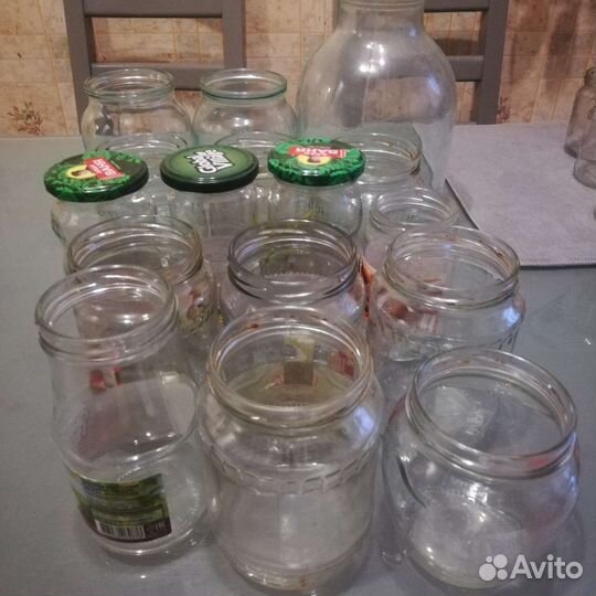 Банки стеклянные пакетом