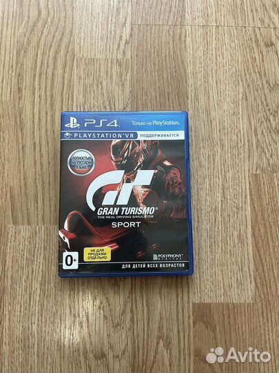 Gran turismo sport ps4, новый диск