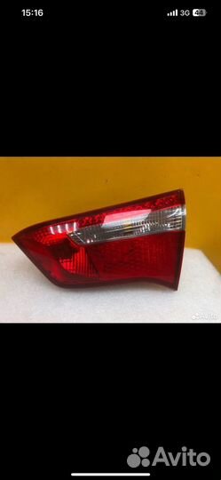 Задние фары на kia rio 3