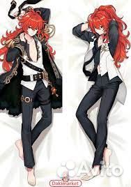 Дакимакура Дилюк 120см/ Подушка обнимашка