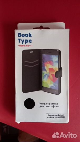 Чехол книжка samsung a8 plus