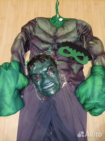 Костюм Халка + маска пластиковая