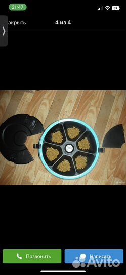 Кормушка автоматическая для животных на 6 ячеек