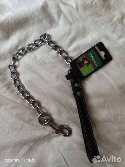 Короткая Цепь для собаки из нержавеющей стали