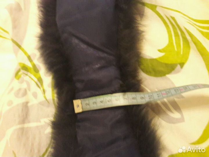Пушистый воротник натуральный