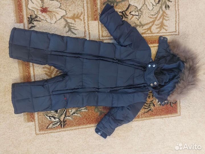 Пуховик зимний перьевой