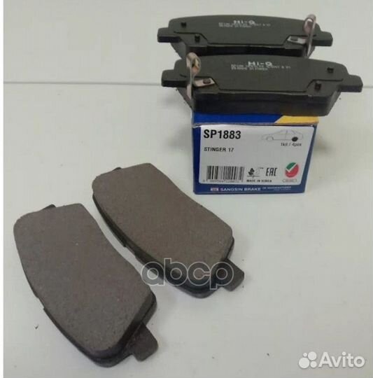 Колодки торм.зад. KIA Stinger 2.0/2.2D/3.3 18