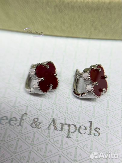 Серьги van cleef