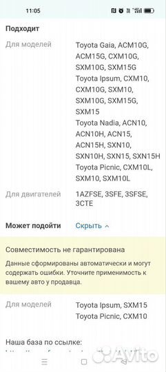 Пружины задние