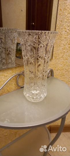 Ваза хрустальная