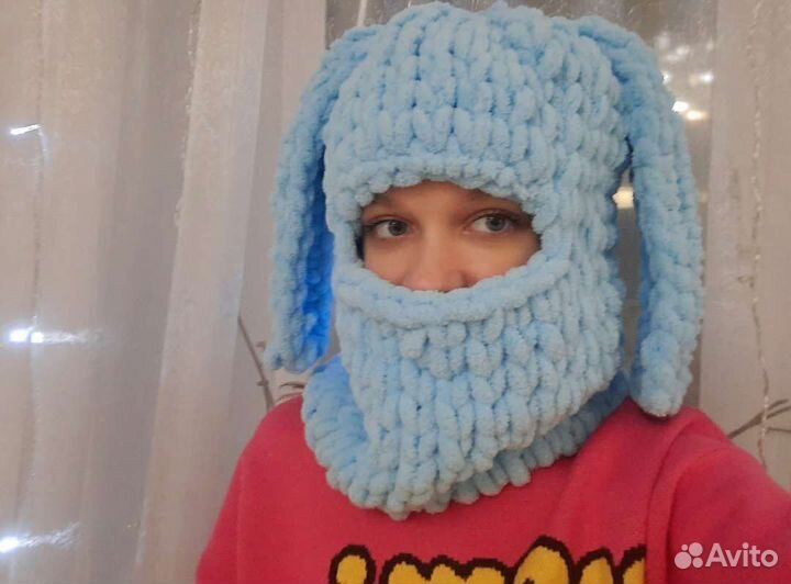 Балаклава вязаная ручная работа