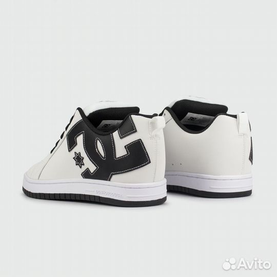 Кеды DC Shoes Court Graffik White / Logo Black