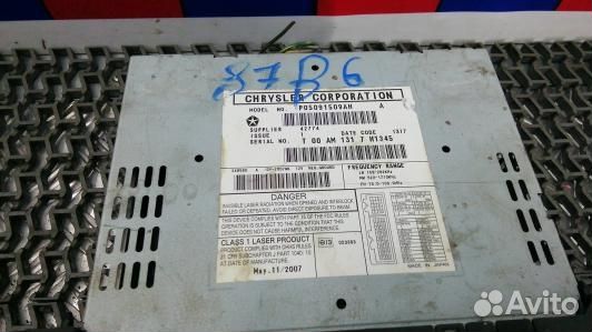 Магнитола jeep patriot MK (87B06I401)