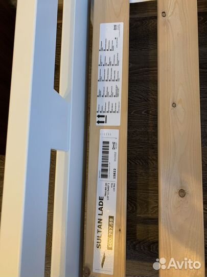 Кровать sultan lade lkea с матрасом
