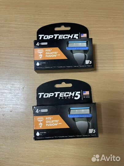 Toptech бритвенные кассеты gillette fusion