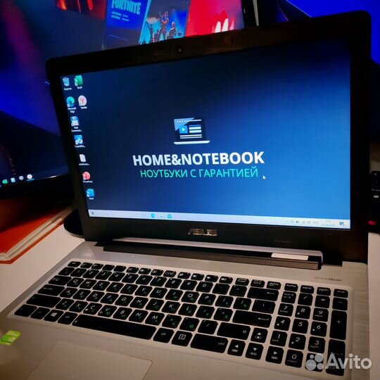 Ноутбук asus надёжный I7 SSD/HDD 8GB GT740