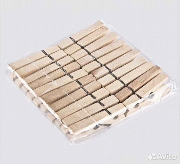 Прищепки деревянные 10шт