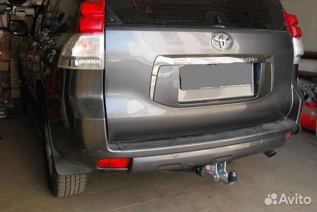 Фаркоп Galia Toyota Prado 150 быстросъемный.цинк