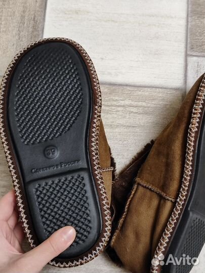 Тапочки из овчины