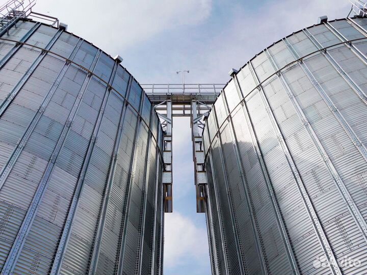 Плоскодонный силос серии спа