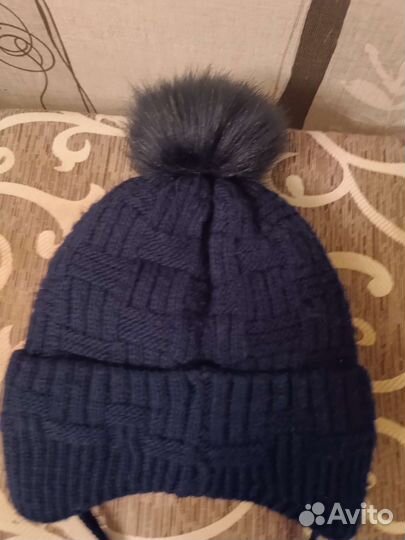 Шапка для мальчика зимняя 6-8 лет