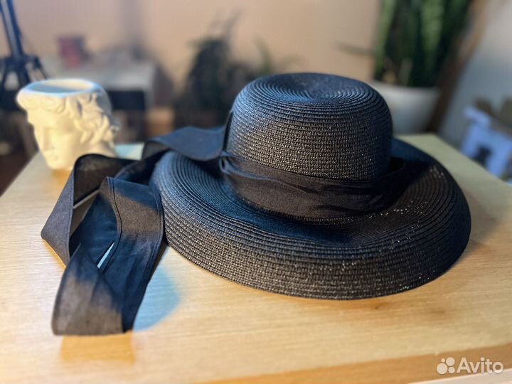 Шляпа женская черная