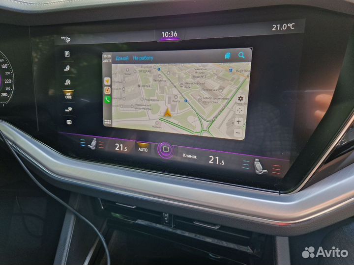Полноэкранный Carplay Volkswagen touareg 2018-н.в